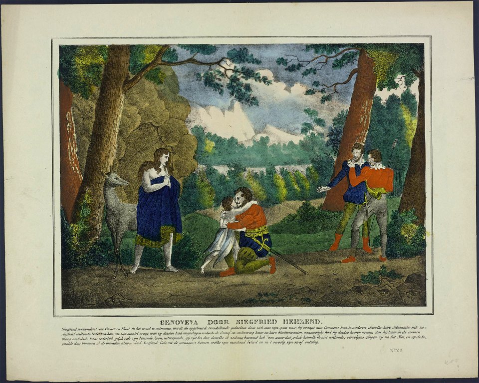 Genoveva door Siegfried herkend-Catchpenny print-Borms 0538