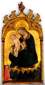 Gentile da Fabriano - The Virgin of Humility, with a Donor - P15w5 - Isabella Stewart Gardner Museum. Free illustration for personal and commercial use.