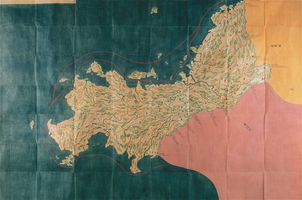 Genroku Kuniezu - Nagato Province (Yamaguchi Prefectural Archives