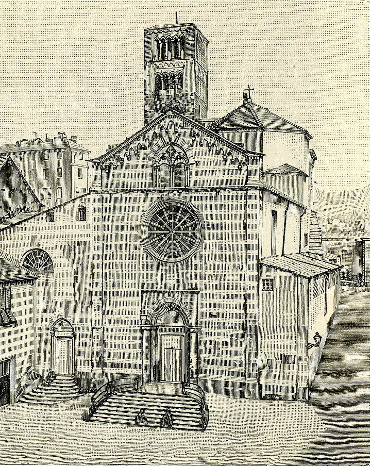 Genova antica chiesa di Santo Stefano