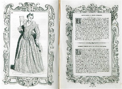 Gentildonne a feste publiche - Vecellio Cesare - 1860