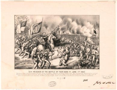 Genl. Meagher at the Battle of Fair Oaks Va., June 1st 1862 LCCN90714946