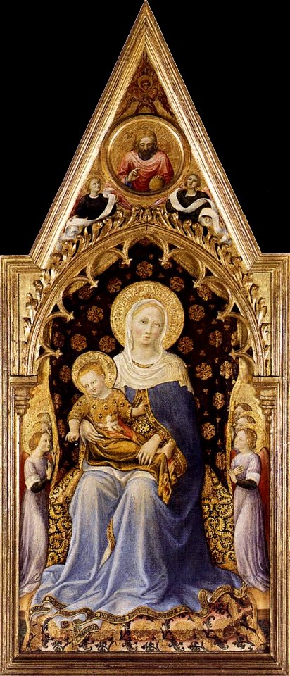 Gentile da Fabriano - Quaratesi Altarpiece - Virgin and Child - WGA08552