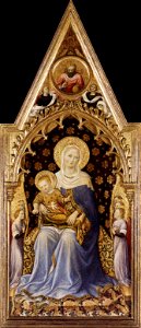 Gentile da Fabriano - Quaratesi Altarpiece - Virgin and Child - WGA08552