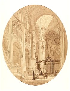 Gennaro Perez Villaamil Kathedrale von Burgos
