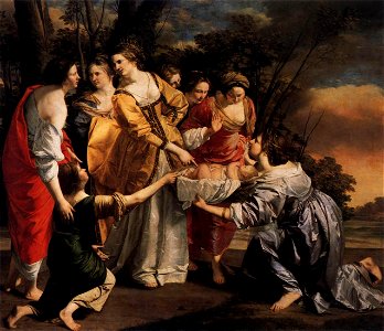 Orazio Gentileschi - Finding of Moses - WGA08582