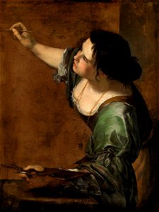 Self-portrait as the Allegory of Painting (La Pittura) - Artemisia Gentileschi