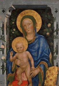 Gentile da fabriano, madonna col bambino, yale
