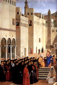 Gentile e giovanni bellini, predica di san marco in alessandria 03