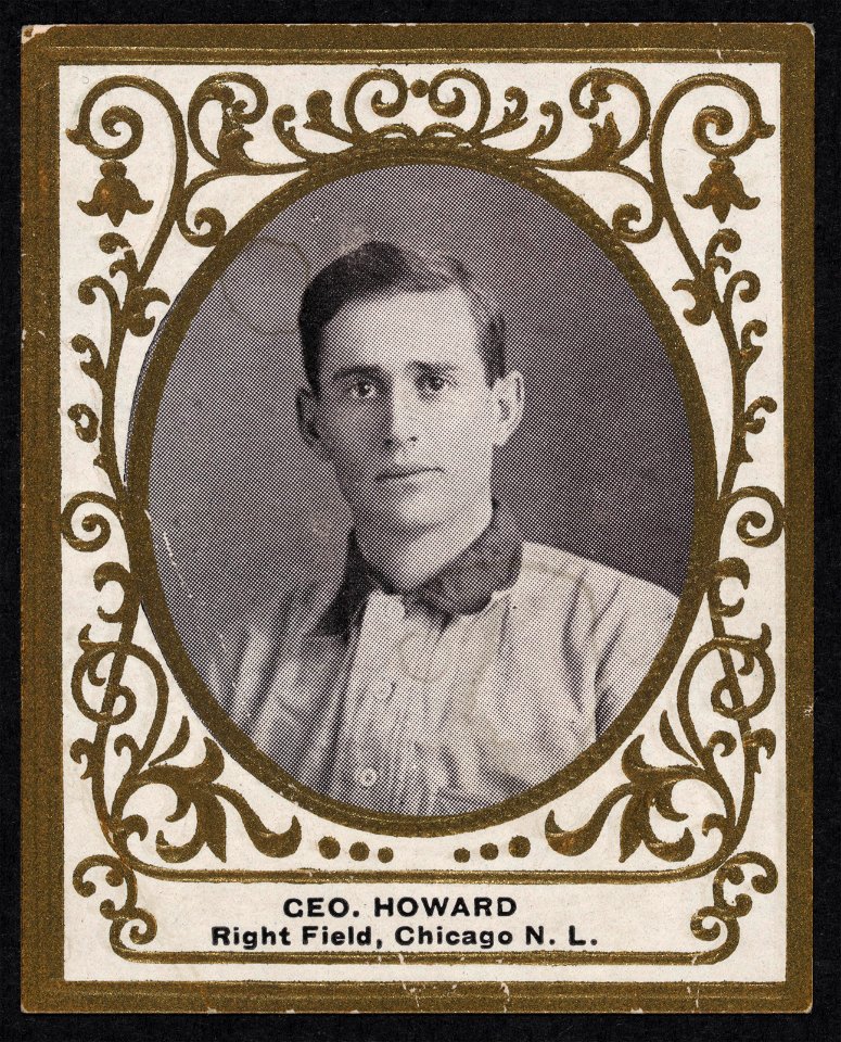 Geo. Howard, Chicago Cubs, baseball card portrait LCCN2007683736
