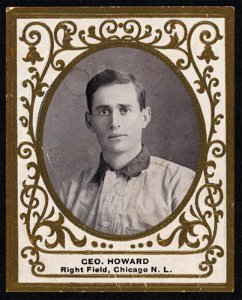 Geo. Howard, Chicago Cubs, baseball card portrait LCCN2007683736