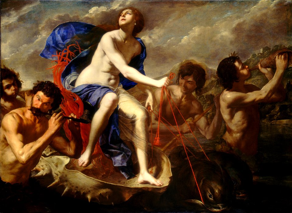 The Triumph of Galatea by Bernardo Cavallino or Artemisia Gentileschi ca. 1650