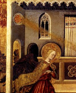 Gentile da Fabriano - Annunciation (detail) - WGA08547
