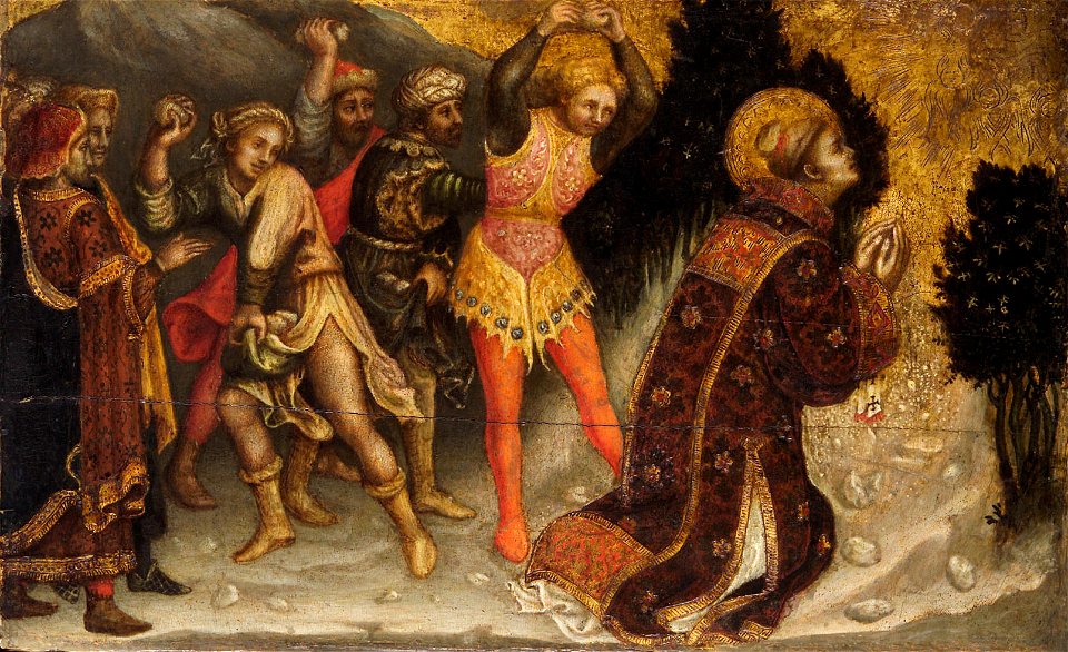 Gentile da Fabriano - Steinigung des Hl. Stephanus - GG 5977 - Kunsthistorisches Museum