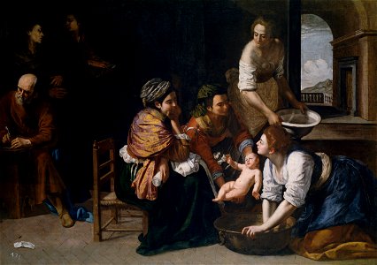 Nacimiento de San Juan Bautista (Artemisia Gentileschi)