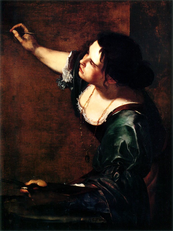 Self-portrait as the Allegory of Painting by Artemisia Gentileschi