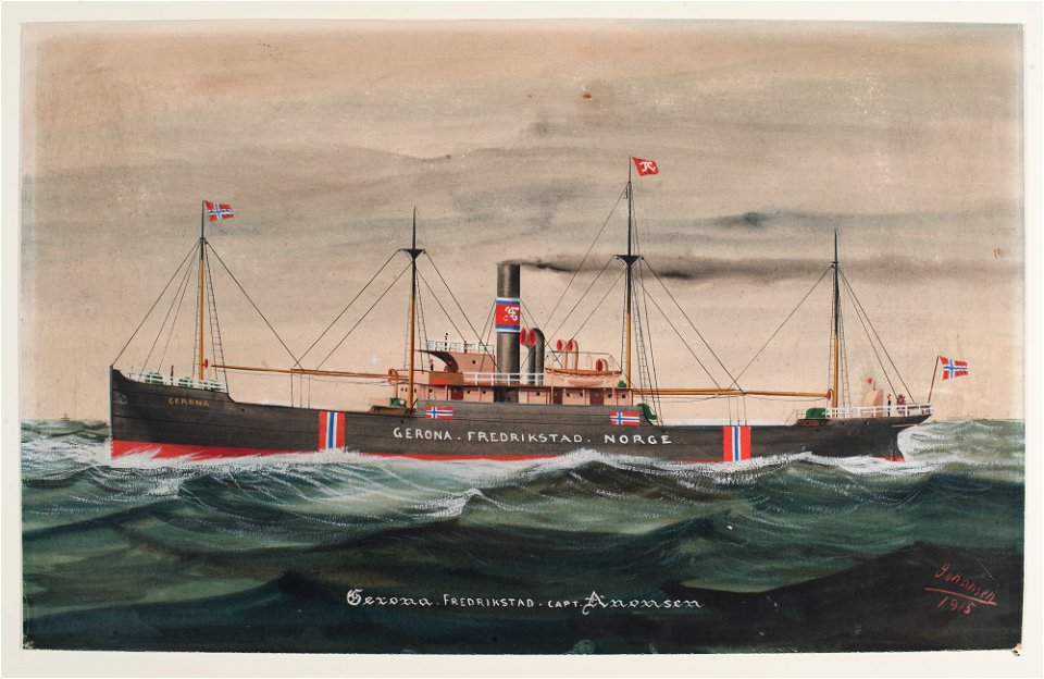 Geo Johansen, GERONA, Stjöhistoriska museet SB 610