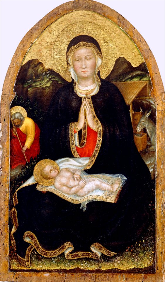 Gentile da fabriano, natività, 1420-21