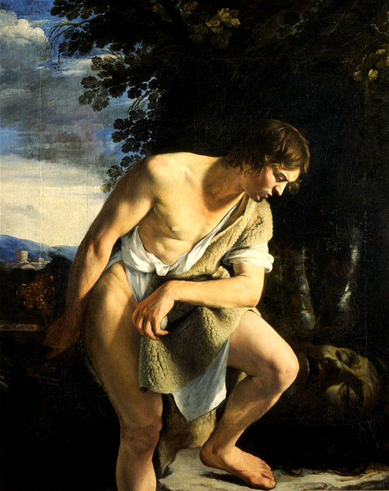 Orazio Gentileschi - David Contemplating the Head of Goliath (Galleria Spada)