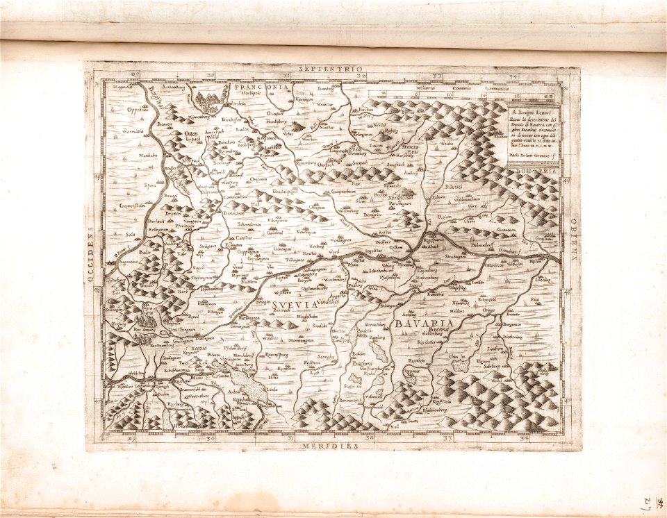 Geografia tavole moderne di geografia de la maggior parte del mondo di diversi avtori raccolte et messe secondo l'ordine di Tolomeo con i disegni di molte città et fortezze di diverse provintie LOC 2006629143-30