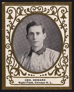 Geo. Howard, Chicago Cubs, baseball card portrait LCCN2007683736