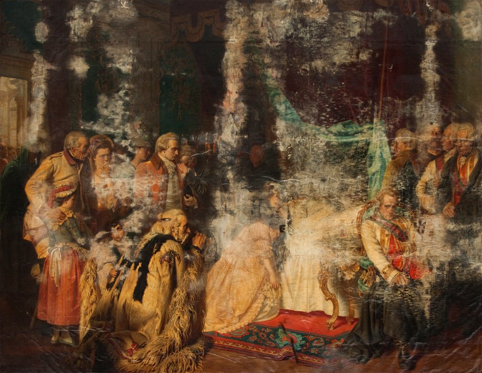 Georg Conräder - Kaiser Joseph II. auf dem Totenbett - 6169 - Österreichische Galerie Belvedere