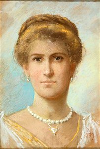Georg Drah Bildnis Josephine Drah 1889