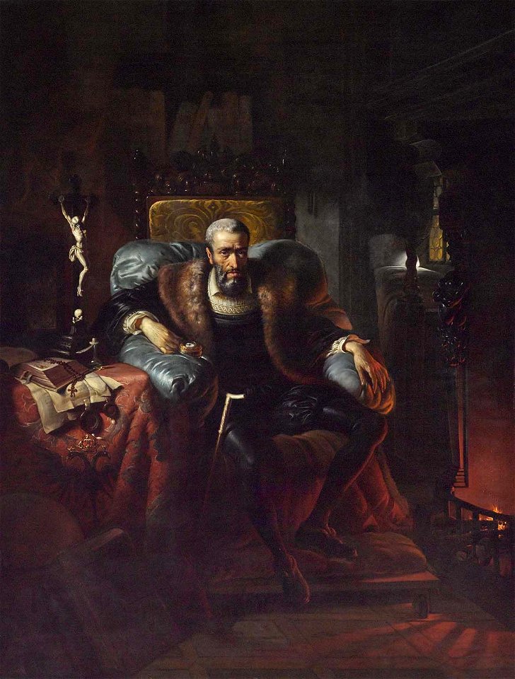 Georg Bergmann Kaiser Karl V im Kloster Yuste