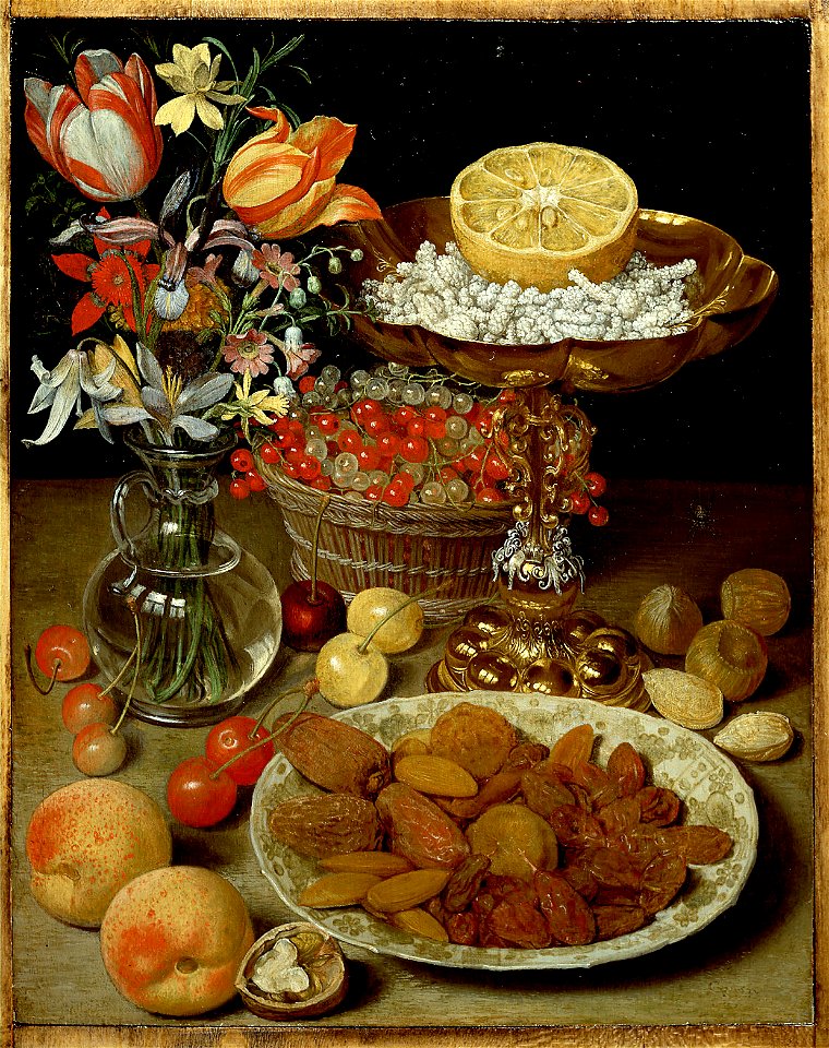 Georg Flegel - Dessertstilleben mit Blumenstrauß - GG 9864 - Kunsthistorisches Museum