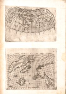 Geografia tavole moderne di geografia de la maggior parte del mondo di diversi avtori raccolte et messe secondo l'ordine di Tolomeo con i disegni di molte città et fortezze di diverse provintie LOC 2006629143-6