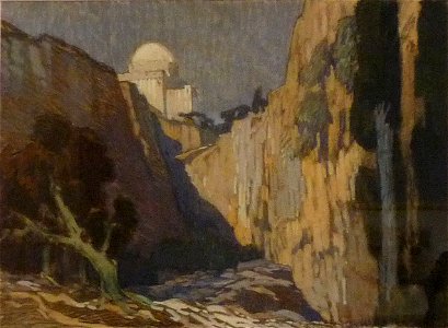 Georg Daubner-Devant le château du Graal
