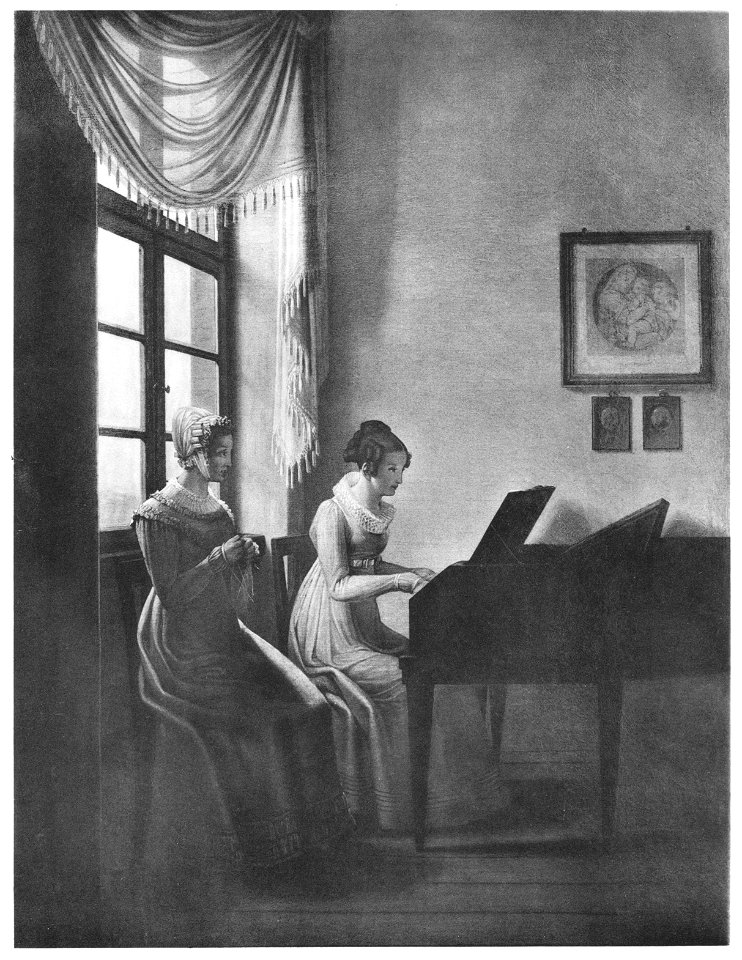 Georg Friedrich Kersting Mädchen am Flügel