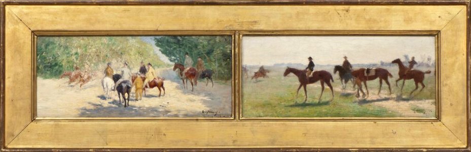 Georg Arsenius - Sunlight Study at Chantilly - NM 2216 - Nationalmuseum