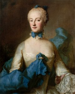 Georg Desmarées - Portrait de Marie-Anne-Josèphe de Bavière, margravine de Bade (1734-1776) - P682 - Musée Carnavalet