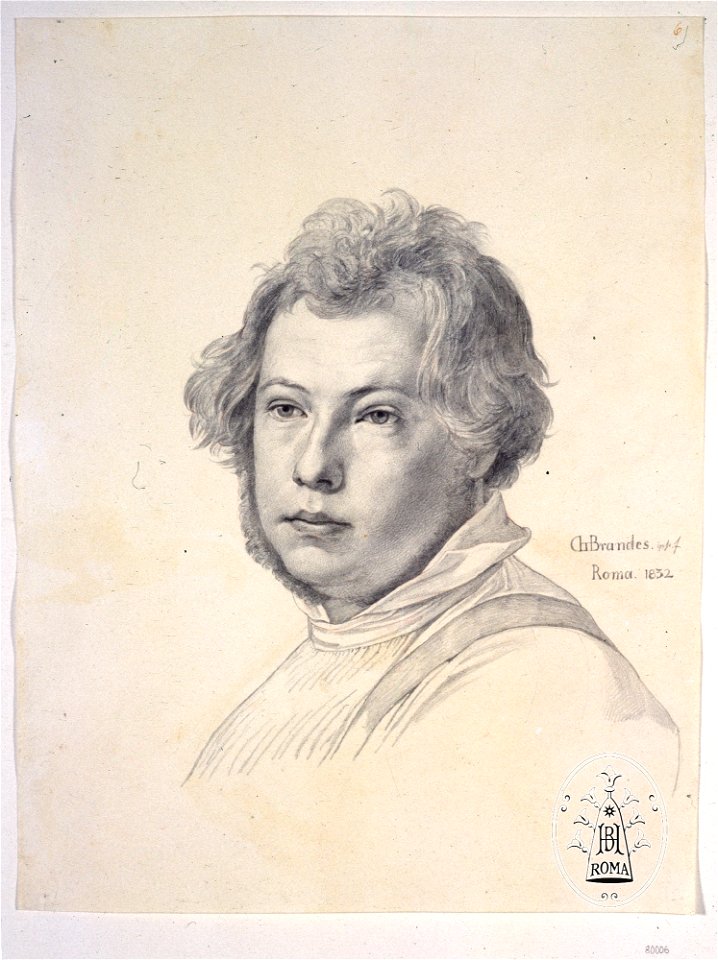 Georg Heinrich Brandes - Selbstportrait (1832)