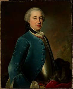 Georg David Matthieu - Portrait of a man in armour - M.Ob.1942 MNW - National Museum in Warsaw
