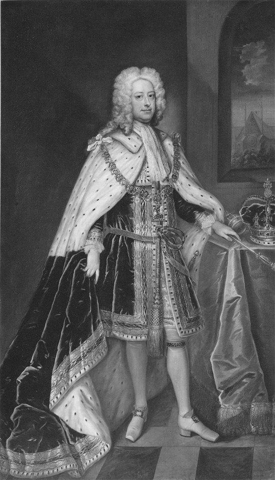 Georg II, 1683-1760 konung av England kurfurste av Hannover - Nationalmuseum - 15894