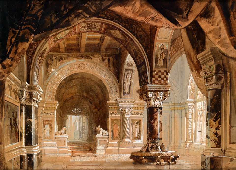 Georg Janny Inneres aus dem Dogenpalast 1893
