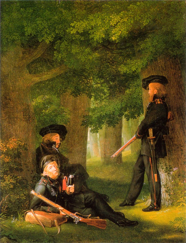 Georg Friedrich Kersting - Auf Vorposten (1815)