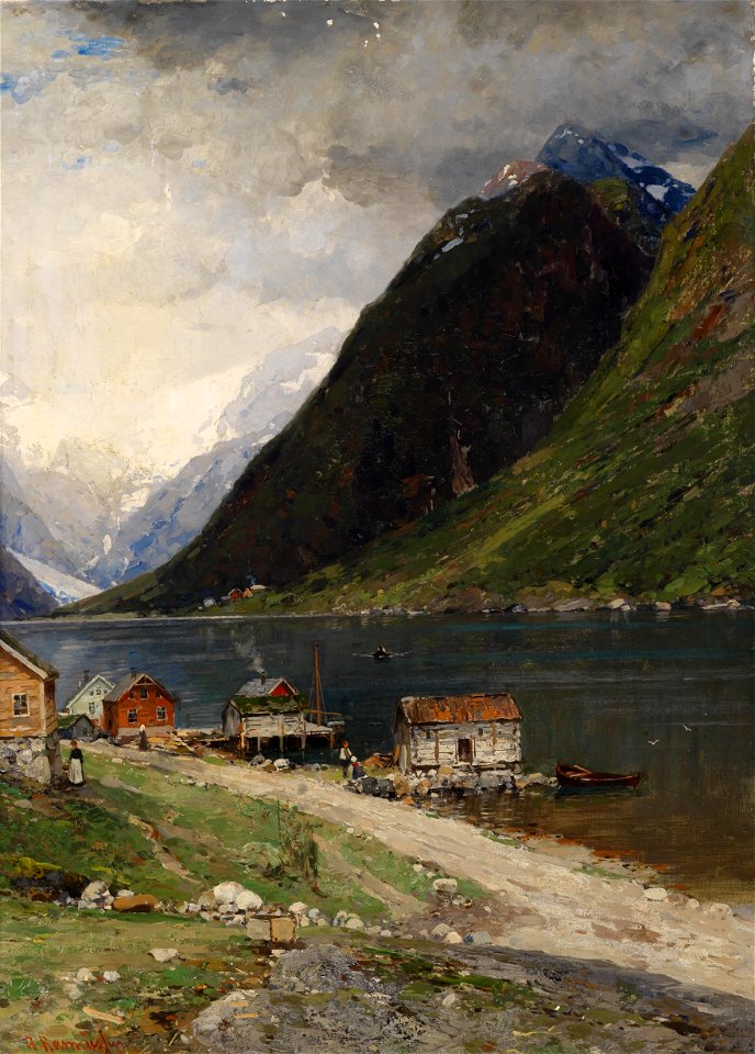 Georg Anton Rasmussen Fjordlandschaft