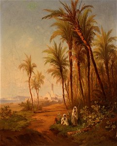 Georg Geyer Pilger an der Küste 1873