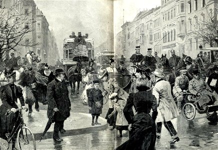 Georg Carl Koch - Am Potsdamer Platz in Berlin, 1900