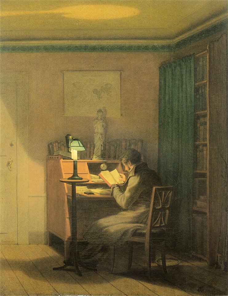 Georg Friedrich Kersting - Der elegante Leser
