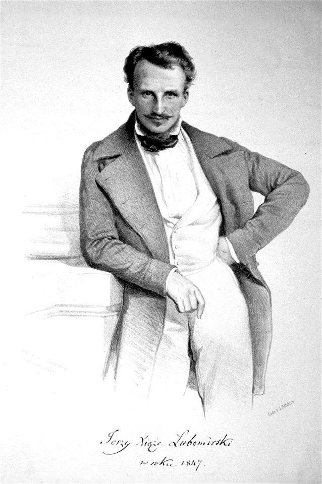 Georg Fürst Lubomirski Litho