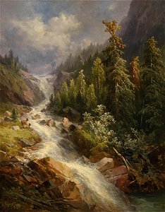 Georg Geyer Stalbachfall am Grundlsee 1899
