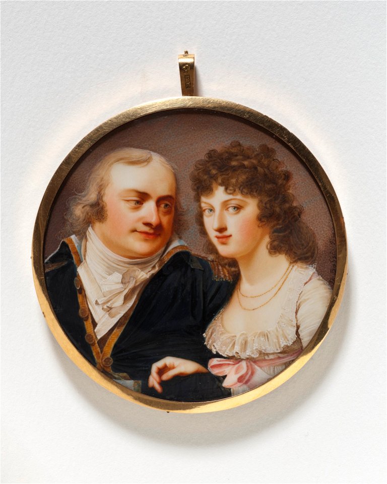 Georg J. Skjöldebrand, 1761-1816, colonel, his sister Maria Elisabeth, 1763-1842 - Nationalmuseum - 24801