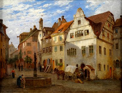 Georg Dehn Marktplatz einer Stadt