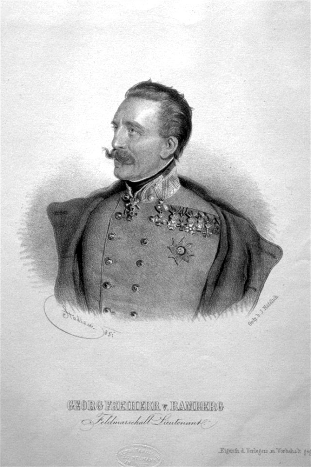 Georg Heinrich von Ramberg Litho