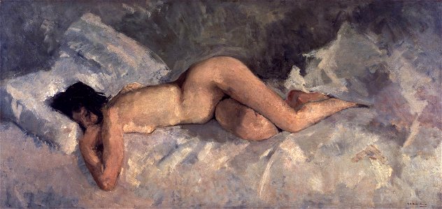 Georg Hendrik Breitner - Liggend naakt 1887