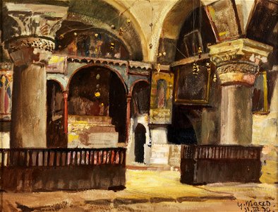 Georg Macco Helenenkapelle der Grabeskirche